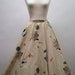 1950's Underwater Print Skirt - 26 inch waist