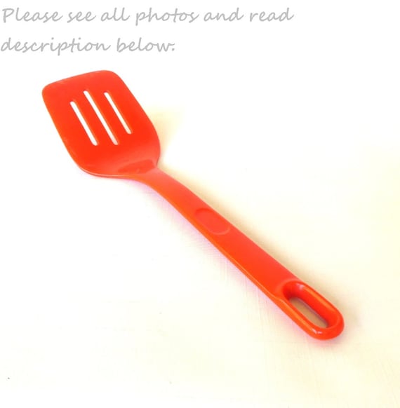 Rubbermaid Party Plan Plastic Spatula Turner 1980 Kitchen