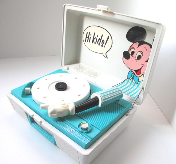 mickey mouse doll with tape player