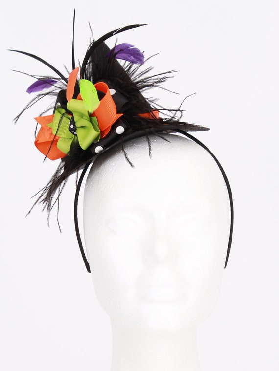 READY TO SHIP: Hocus Pocus Mini Witch Hat Headband - Halloween Costume Accessory - Fits toddler to adult - Cutie Patootie Designz Il_570xn