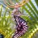 Purple Glass Seahorse Pendant - Under 10