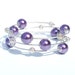 Rhapsody Passion wrist wrap memory wire bracelet - Spring, Summer