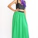 Maxi Skirt in Irish Green Cotton PRE ORDER