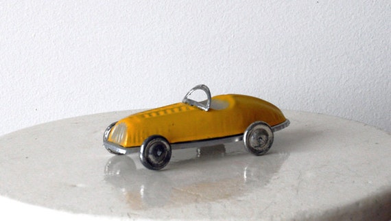 Vintage Tin Toy Race Car 1970s by portugalpop on Etsy