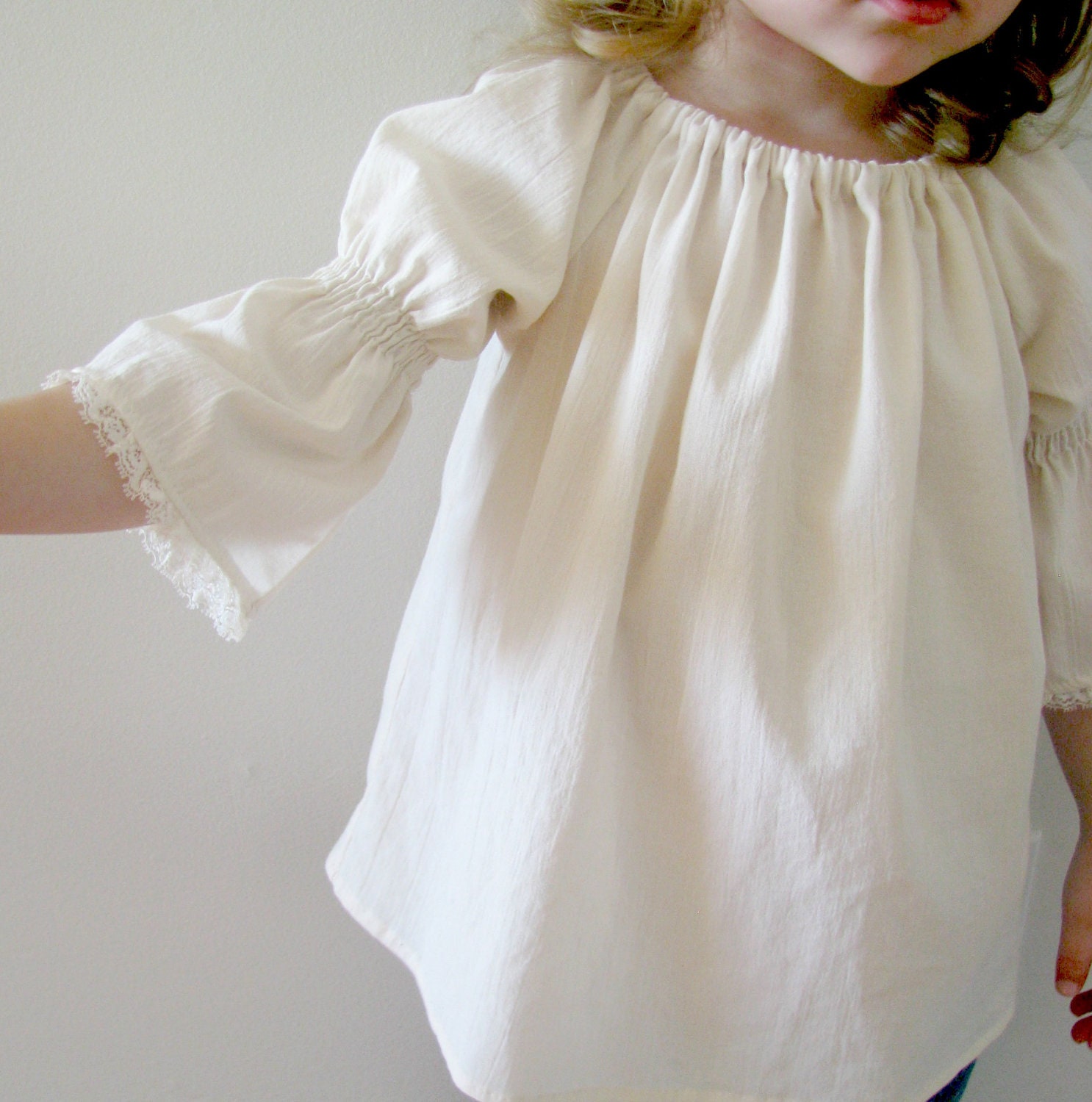 girls peasant blouse