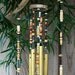 25" Deer Antler Windchime with mahogany paddle