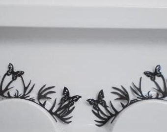 Beautiful Butterfly&Deer Paper Eyelashes