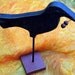 Vintage Crow, Carrying Cherries - Wood, Hand Made - Primitive - 1980's - Great