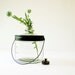 Reserved for the fabulous Marianne - Vintage Glass Jar With Metal Handle and Metal Lid