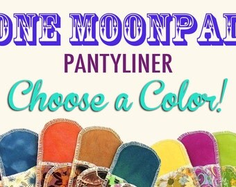Organic Pantyliner Moonpads Cotton Cloth Pads - Choose a Color