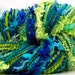 HandSpun Art Yarn merino wool bulky Electric Wave 76 yards Kitty Grrlz FunctionArt Art Yarn