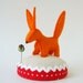 Rose and Fox Pincushion