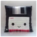Decorative Pillow, Floppy Disk, Geekery, 80's, Retro, Techie, Cotton Pillow, Throw Pillow, Room Decor, Office Decor, Cushion, 16 x 16"