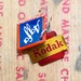 VTG CHARM CLUSTER 1960s Vintage Retro Enamel Specimen B
