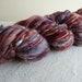 Handspun yarn, 'granny's sofa', bulky yarn