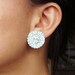 Vintage Style Rhinestone Bridal Earrings, Bridal Wedding Jewelry, Rhinestone Stud Earrings, Crystal Art Deco Style Earrings, VIVICA