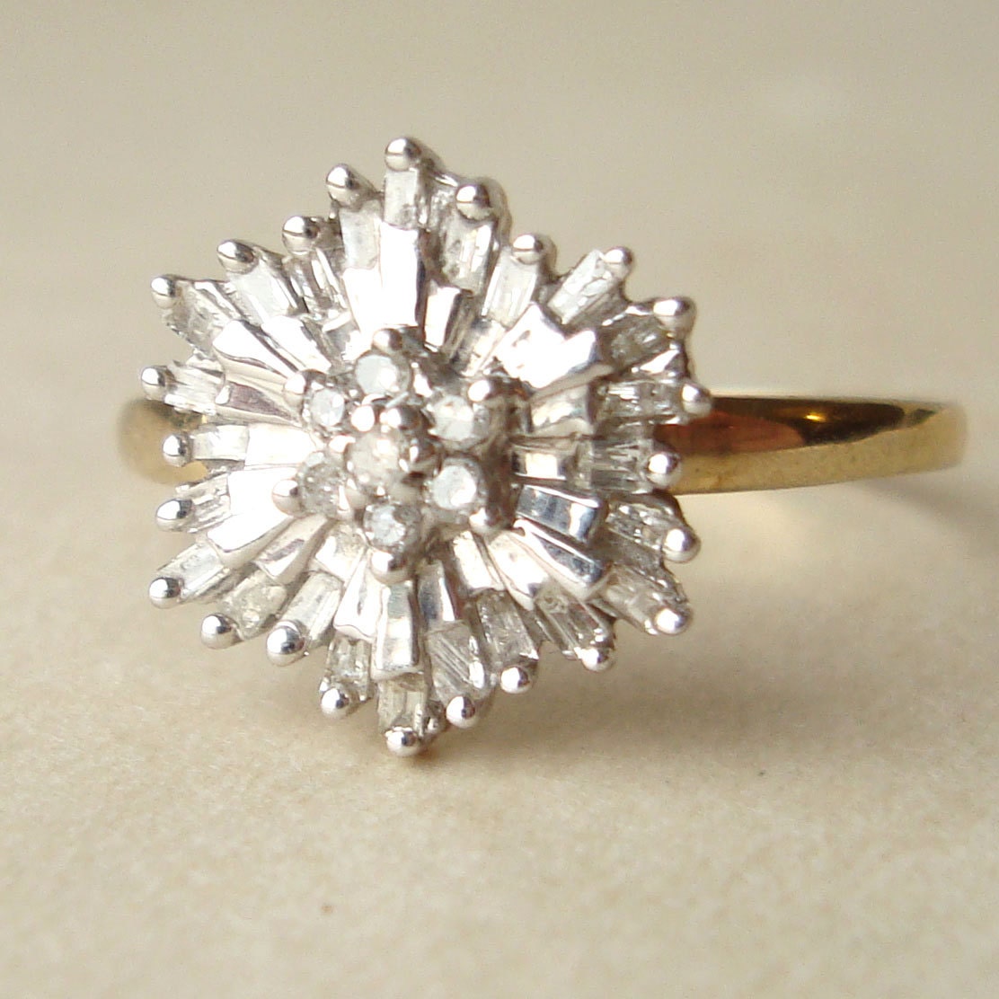 Engagement rings from 1950s