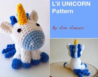 horse crochet pattern miniature Unicorn il amigurumi pattern crochet