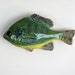 Ceramic fish bluegill sunfish decorative art wall hanging