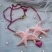 Pink Birds Necklace