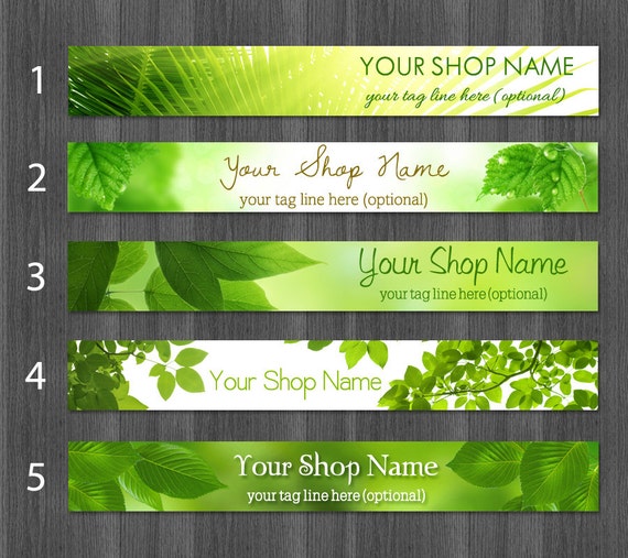 Etsy Banners Spring Rainforest Banner Forest Banner Nature