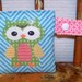 Pacifier Pod - binky holder owls pouch snap by PETUNIAS