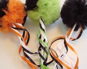 SALE Set of 3 Halloween Whimsy Wishing Wand With Trailing Ribbons (for magic, pretend play, fairies or dress up) Il_170x135