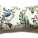 One Olive Green Sky Blue Taupe Natural Lumbar Pillow Cover 12x18 inch Toss Throw Accent Cover Same Fabric Front and Back