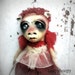 Odd Strange Baby OOAK Art Doll Christmas Ornament Regina Island of the MisFit Orphans