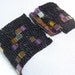 Deep Purple Sky Beadwoven Cuff Bracelet - Modern Blocks Collection