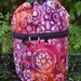 Batik Knitting project bag, Knitting in Public Drawstring Bag, WIP, Tango, Kipster