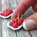 Candy Apples - 1/12 Dollhouse Miniature Dessert
