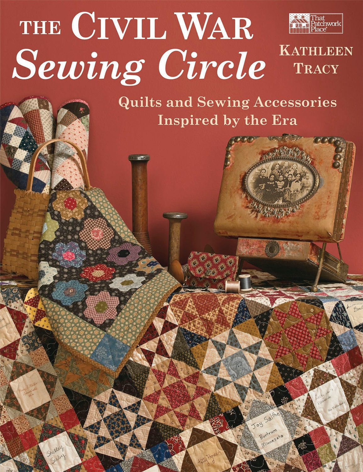 The Civil War Sewing Circle quilting book by KathleenTracy