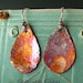 Copper jewelry components supplies sra Hammered CopperEarrings by Catalina Glass