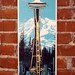 Space Coffee- Seattle- Screenprinted Art Print