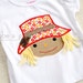 24 mos. only SAMPLE SALE Scarecrow Girl Tee Shirt by babe-a-gogo for Toddlers, Boys or Girls