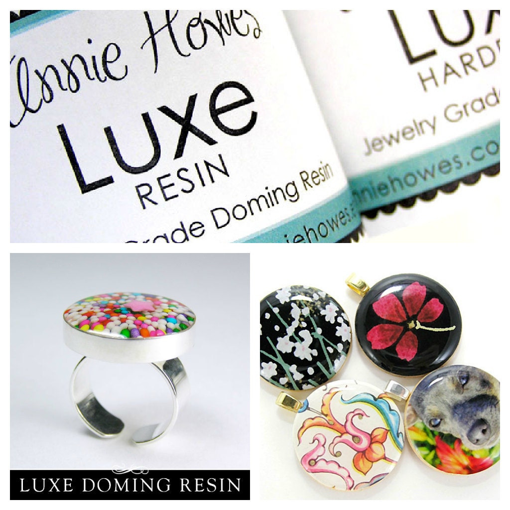 LUXE Doming Resin. Jewelry Grade. Nontoxic Clear Epoxy Resin