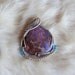 Vibrant Variscite Cabochon and Electric Blue Apatite Rondelles Wrapped In Sterling Silver