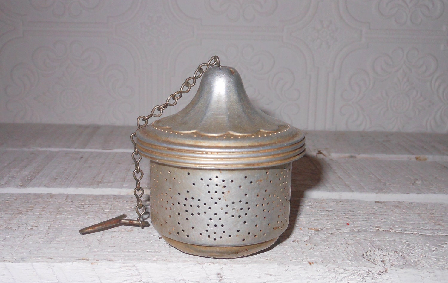 Vintage tea infuser unusual shape