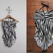 vintage zebra stripe halter swimsuit