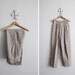 vintage Christian Dior high waist wool trousers