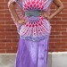Sexy Trippy Tunic - Ready to Wear - Purple/ Pink
