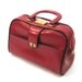 vintage Cherry Red Handbag / Mad Men Style / 60s vintage Doctor's Bag Style Handbag