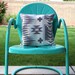 Vintage Southwest Fabric Handmade Pillow - 16" x 16" Cover with insert - One of a Kind