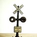 Vintage Toy Train Prewar Railroad Sign Railroad Crossing Stop on Signal Accessories SALE