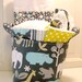 Zoo Time Baby Gift Basket--- Burp Cloth, Bib, Rattle Block, Wash Cloth Set and Fabric Basket