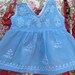 Blue Embroidered Dress 12-18 Months