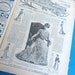 Antique 1900 French Issue victorian magazine fashion paper ephemera advertisment