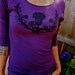 Scottish Thistle Boatneck Threequarter Sleeve Womens Tshirt Sm M L XL