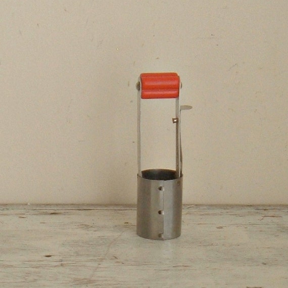 vintage Acme Core Master apple corer with red bakelite handle